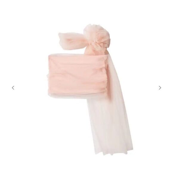 Mango knit tulle floral top NWT - Picture 5 of 8